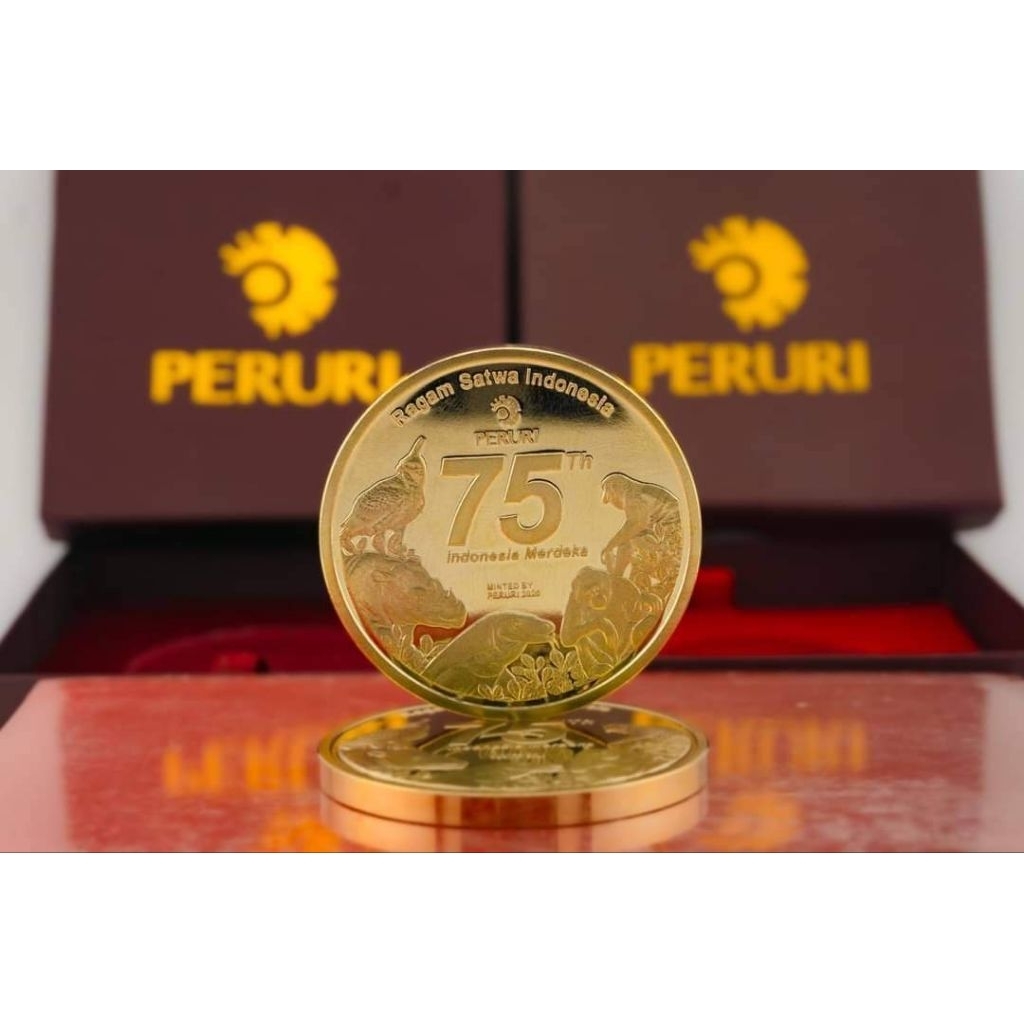 Koleksi Medali Koin Peruri Edisi 75 Tahun Indonesia Merdeka