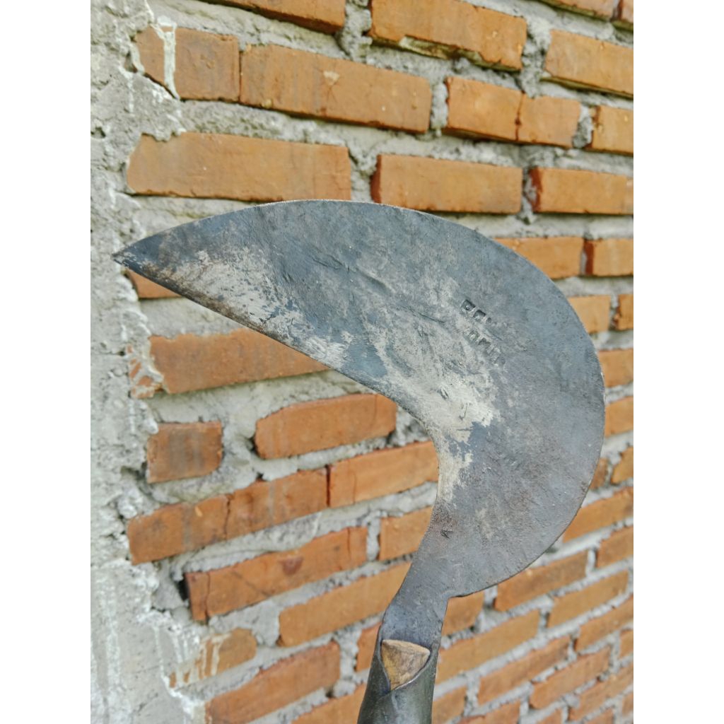 ARIT BONIN Original Hidengan - Baja Isen Terjamin (Kondisi Belum Diasah) - Alat Rumput Padi Panen