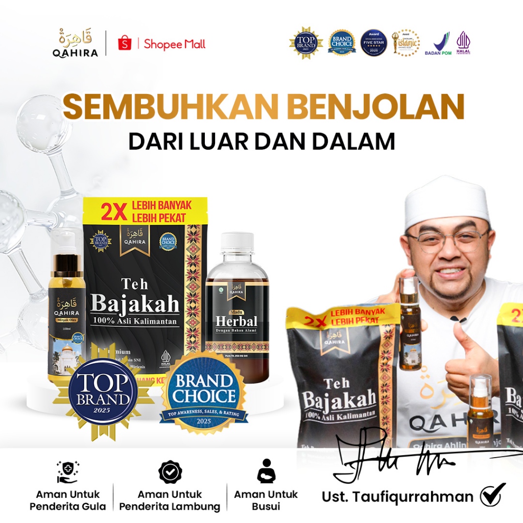 Qahira Bantu Atasi  Benjolan Dengan Kandungan Herbal Premium Sudah BPOM Dan Original