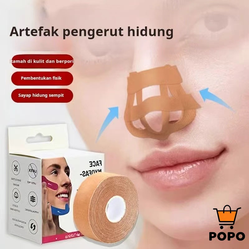 FACIAL MYOFASCIAL LIFT TAPE V SHAPED FACE LIFT TAPE ANTI SAGGING FACE LIFT CHIN BREATHE FACIAL TIGHT