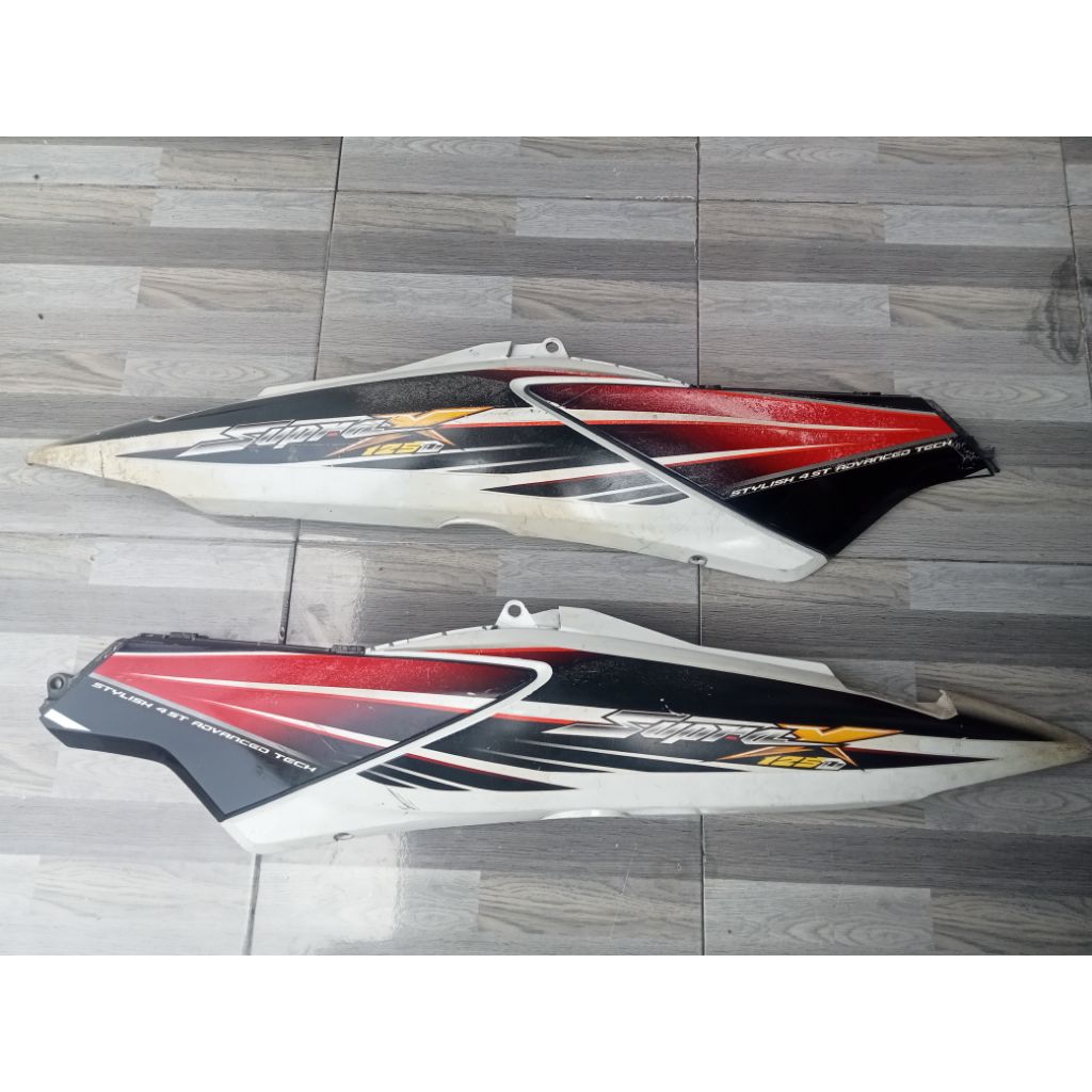 cover body belakang Supra x 125 old original second