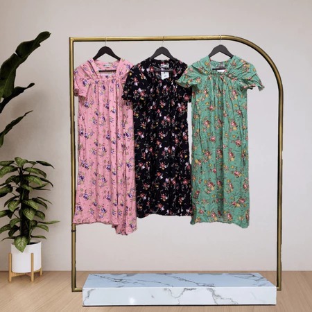 Daster Fuji Cantik Motif Bunga / Daster Hanum
