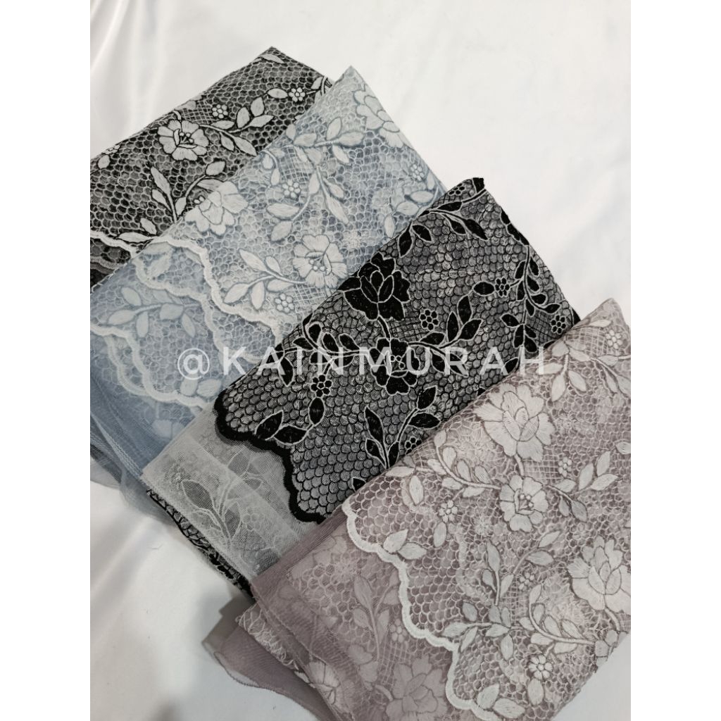 Tile Motif Bordir/Tile Motif Floral/Tile Bordir Tebal/Tile Multicolor