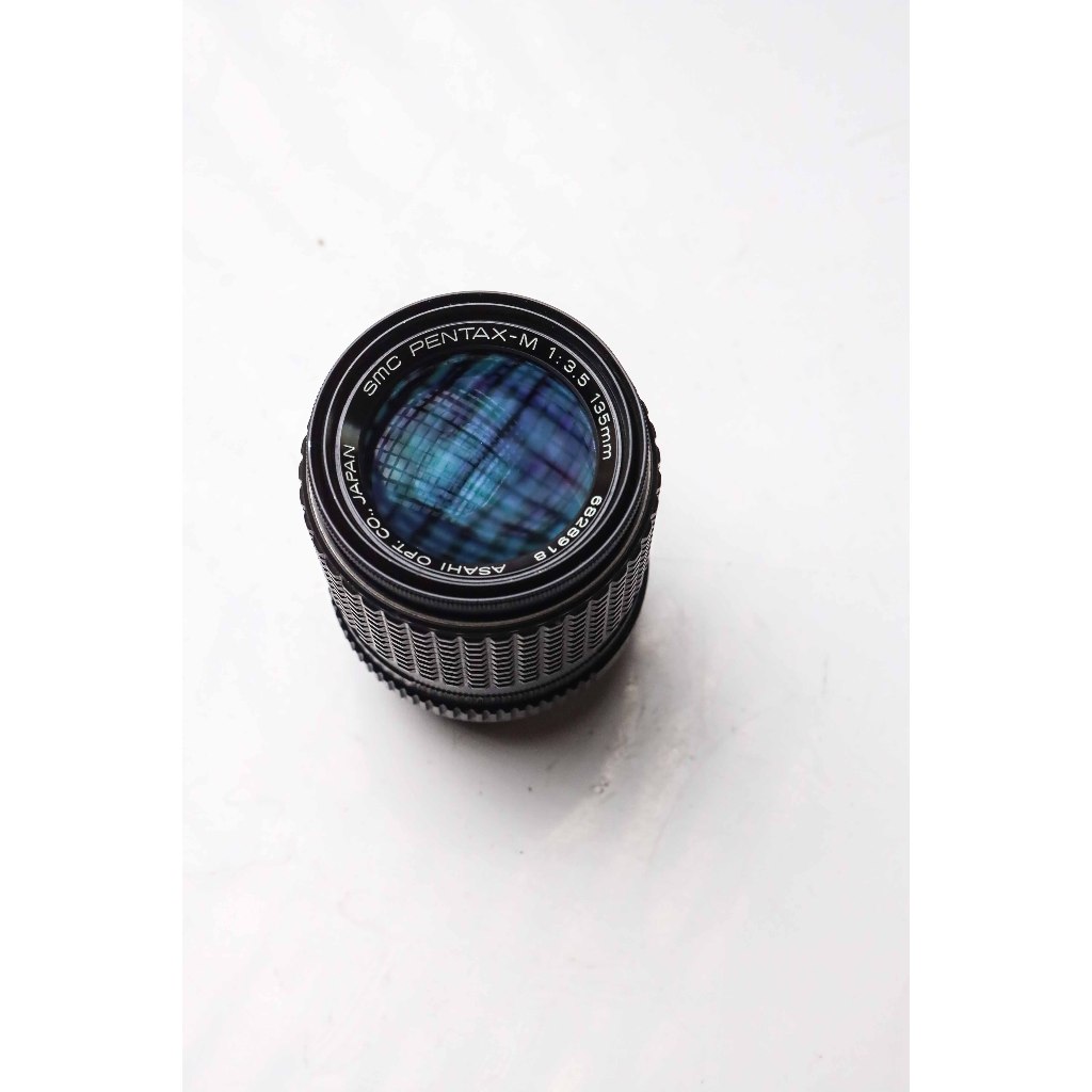 Lensa Manual Pentax-M 135mm f3.5 Mount PK Super Mulus  Untuk Pentax K1000, KM, KX