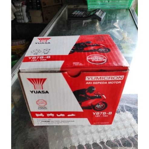 Aki Motor Tiger Nouvo Yuasa YB7B-B