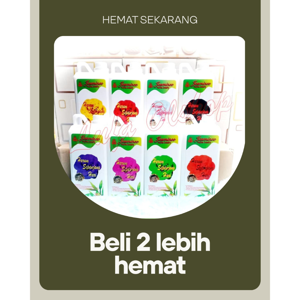 Pewangi Laundry - Parfum Laundry - Pelembut dan Pewangi Pakaian - Pelicin Seterika Laundry | Pewangi