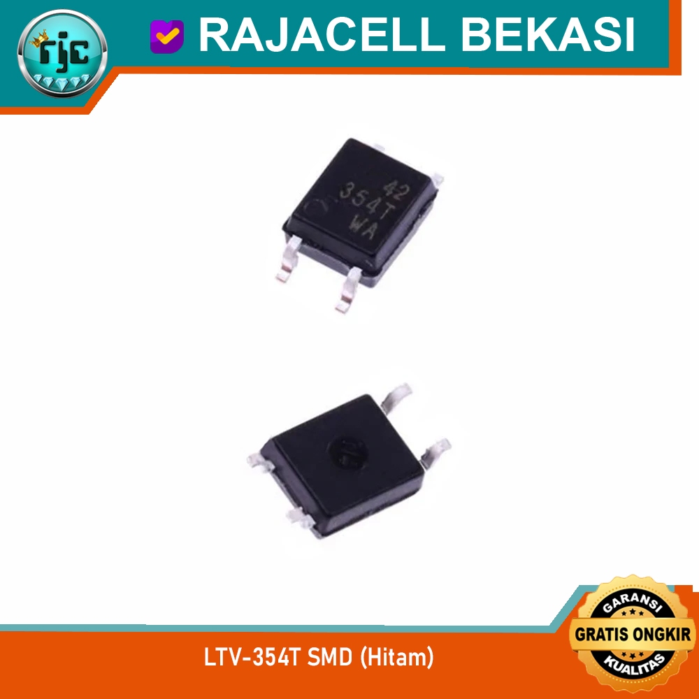 IC Optocoupler LTV-354T SOP-4 AC Input Phototransistor Lite-On LTV354T Optoisolator SMD Black Body O