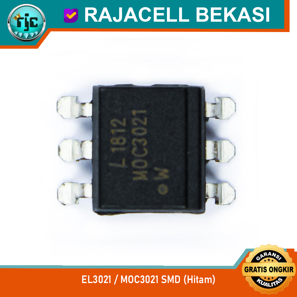 IC EL3021 MOC3021 SMD SOP-6 Random Phase Triac Driver Optocoupler Black Body Optoisolator Original