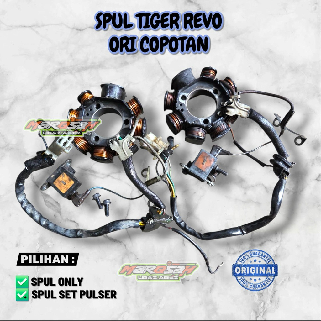SPUL TIGER REVO ORI COPOTAN SER PULSER SPUL TIREV ORI COPOTAN SET SPUL