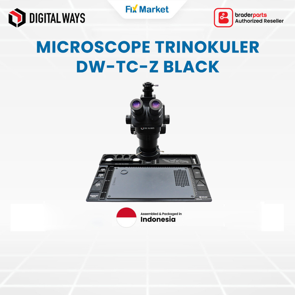 Digital Ways Microscope Trinocular DW-TC-Z Black