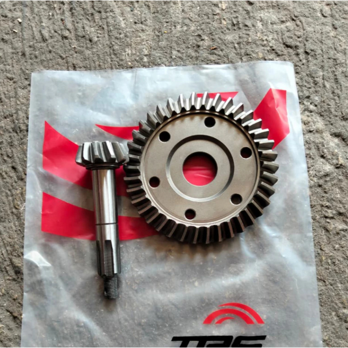 Gigi Gardan Set Gigi Gardan Matahari + As Reduksi Gardan Belakang 38T / 11T Motor Roda Tiga Tossa Ka