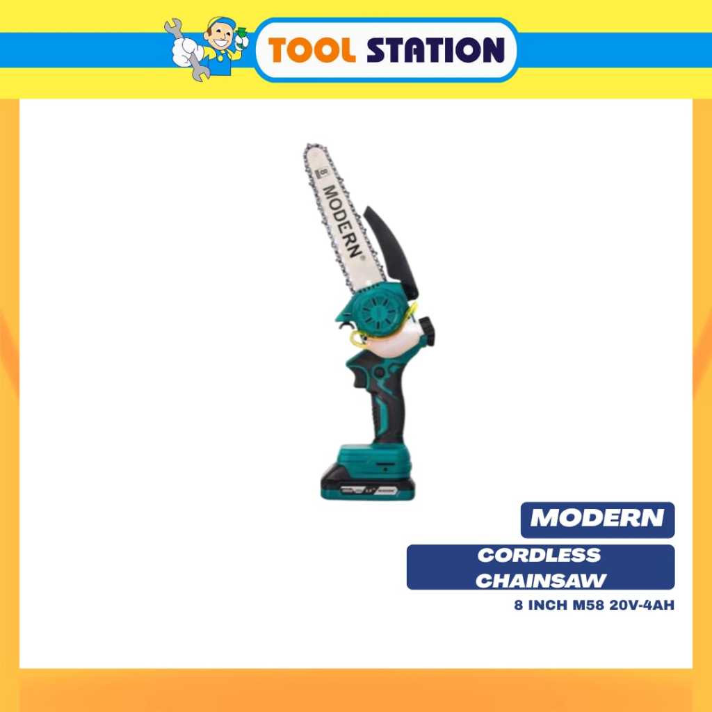 MODERN CORDLESS CHAINSAW 8" M58 20V-4AH