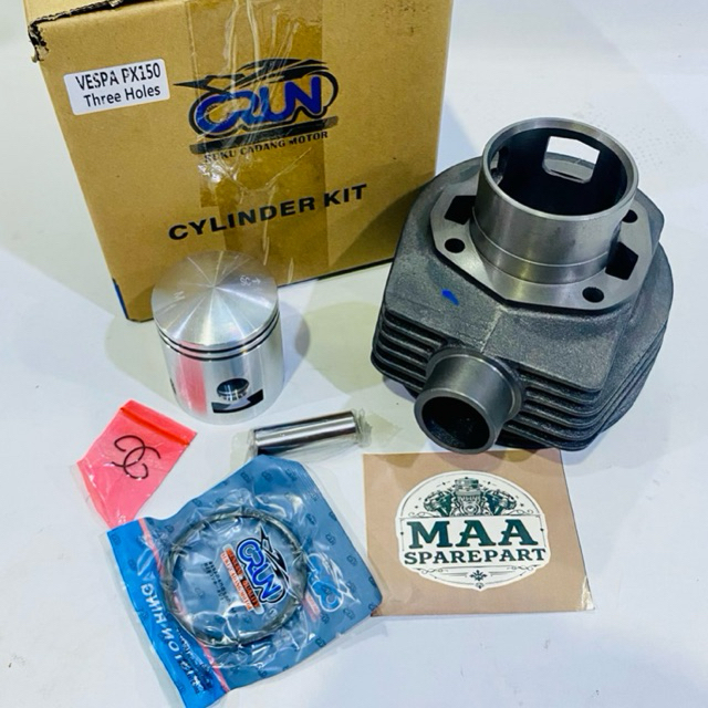 BLOK SEHER VESPA PX 150 3 HOLE 1 SET CRUN