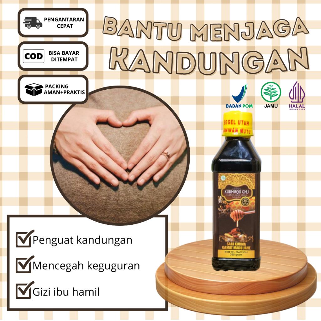 Madu Untuk Menjaga Kandungan Ibu Hamil, Mencegah Keguguran, Menjaga Kesehatan Ibu & Janin-KurmaQu GM