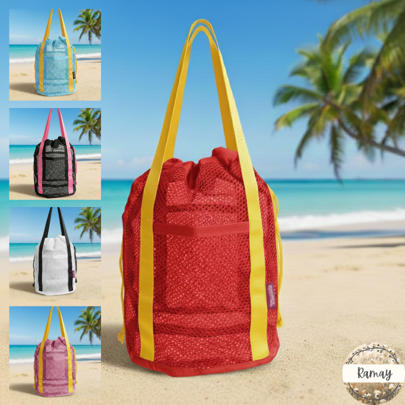 Mesh Pouch Serut /Tas Jaring/Serut/Tas Jinjing/souvenir Ultah custom/Olahraga/Belanja laris