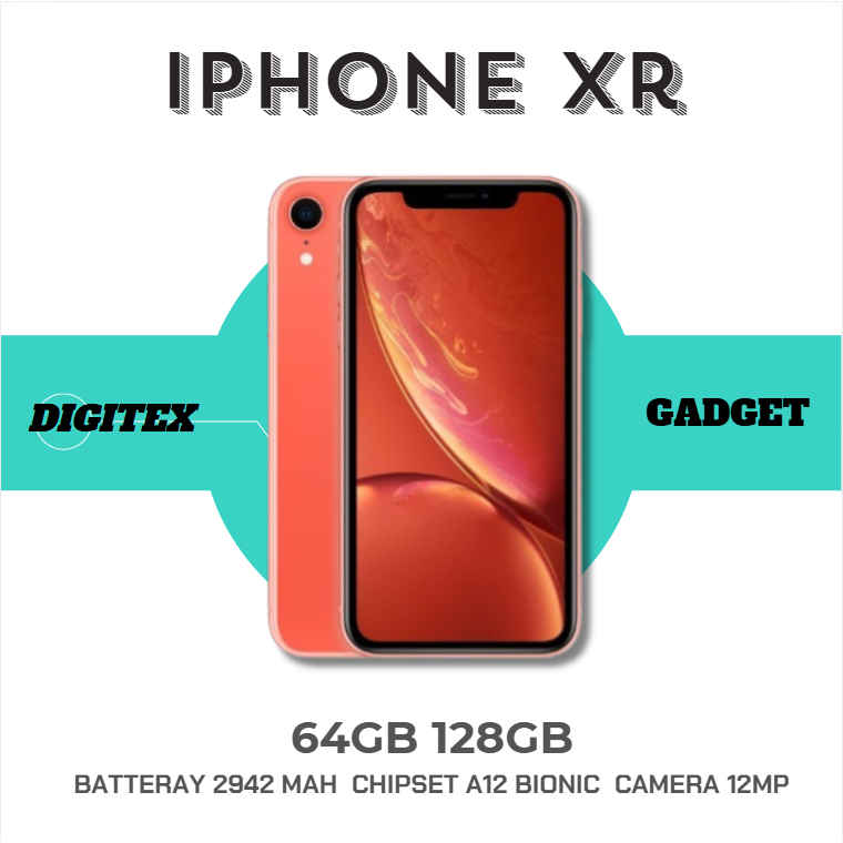 IPHONE XR 64GB 128GB SECOND ORI FULLSET MULUS GOOD CONDITION