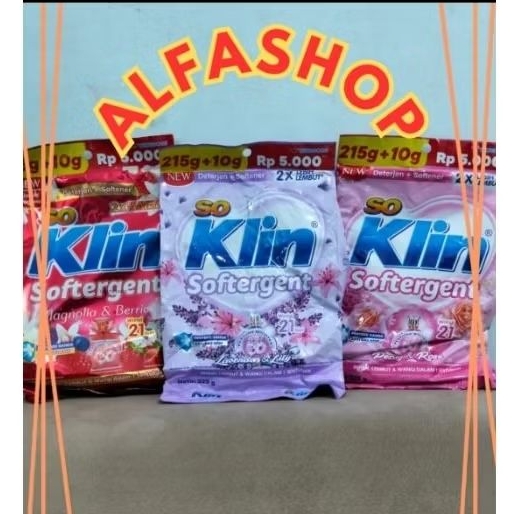 soklin cuci baju sabun bubuk