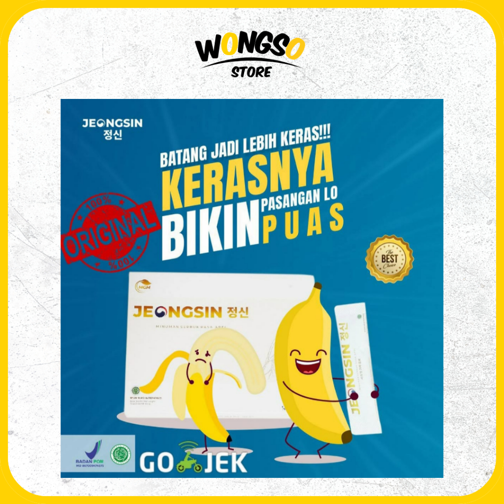 JEONGSIN Korea Ginseng Suplemen Serbuk Herbal Original (isi 5 Sachet)