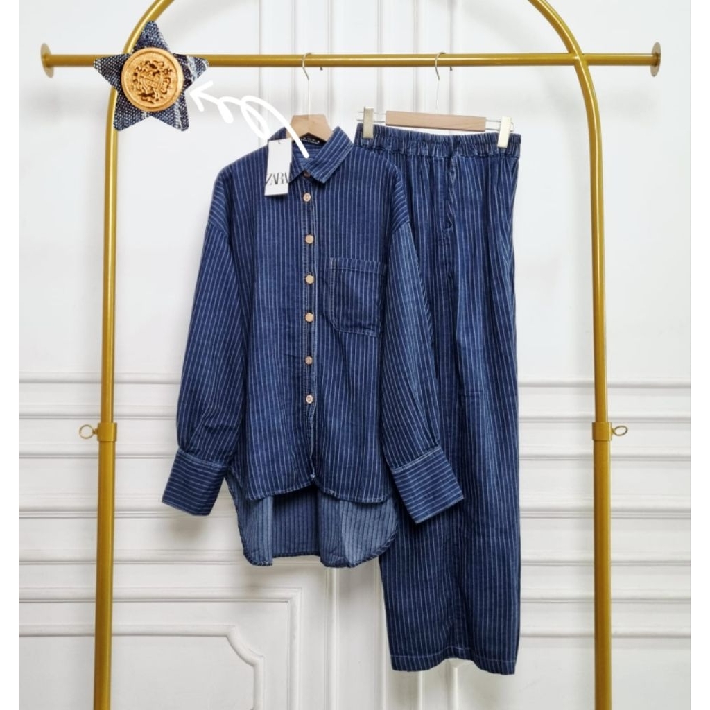 ghaisa setcel jeans zara Salur kulot