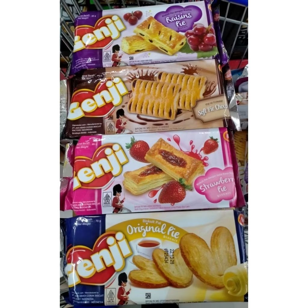 Genji Biscuit Pie - Raisin, Choco, Strawberry, Original