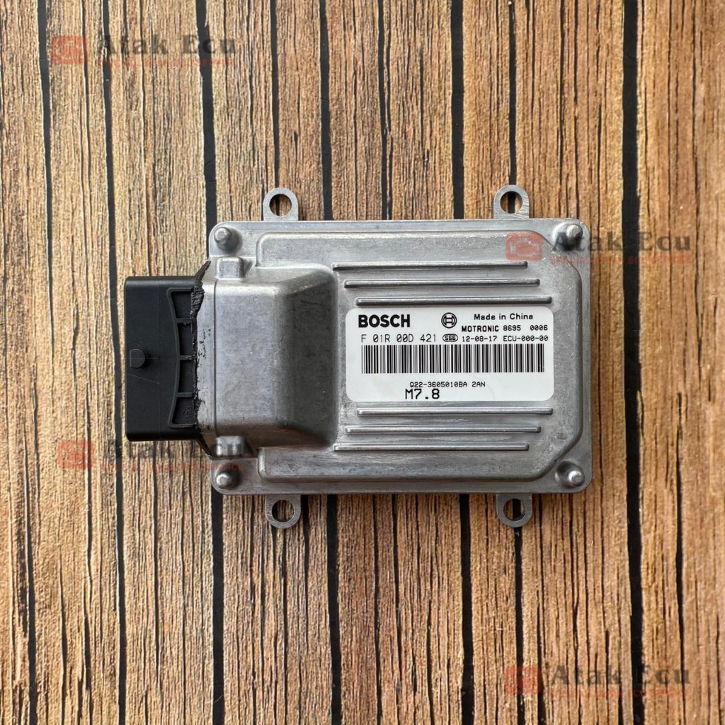 ECU Chery Q22 - M7.8 Bosch F01R00D421 ECM Engine Control Module (WAJIB COPY/SINKRONISASI IMMOBILIZER