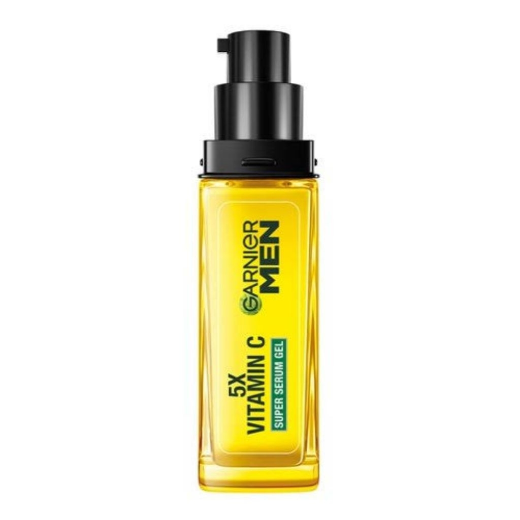 Serum Wajah Pria Garnier Men Turbo Bright 30ml - Cerah, Lembut, dan Hidrasi Optimal