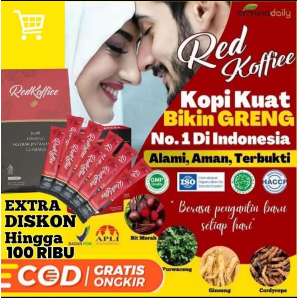 RED KOFFIEE-Red Koffiee - Kopi Merah - Kopi Sehat ( ECER SACHET)