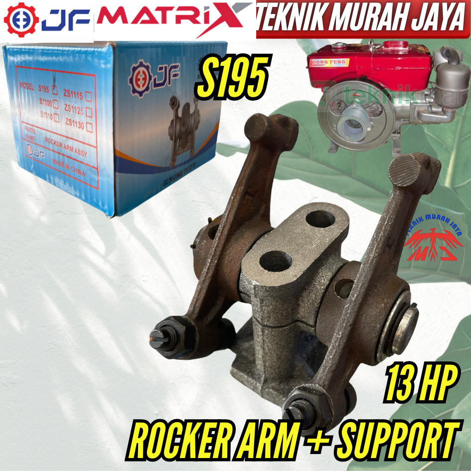 JF ORI Rocker ARM + SUPPORT LENGKAP S195 S1100 12 PK 13 pk 16 pk ZS 1100 Komplit Pelatukan Piano TEM