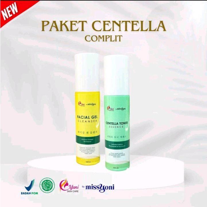 BUNDLING PAKET WAJAH FACIAL GEL CLEANSER  + CENTELA TONER Yoni skincare