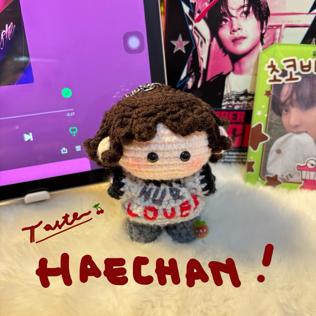 [PO] HAECHAN TASTE AMIGURUMI KEYCHAIN || GANTUNGAN KUNCI RAJUT HAECHAN NCT || NATSDIARY CROCHET