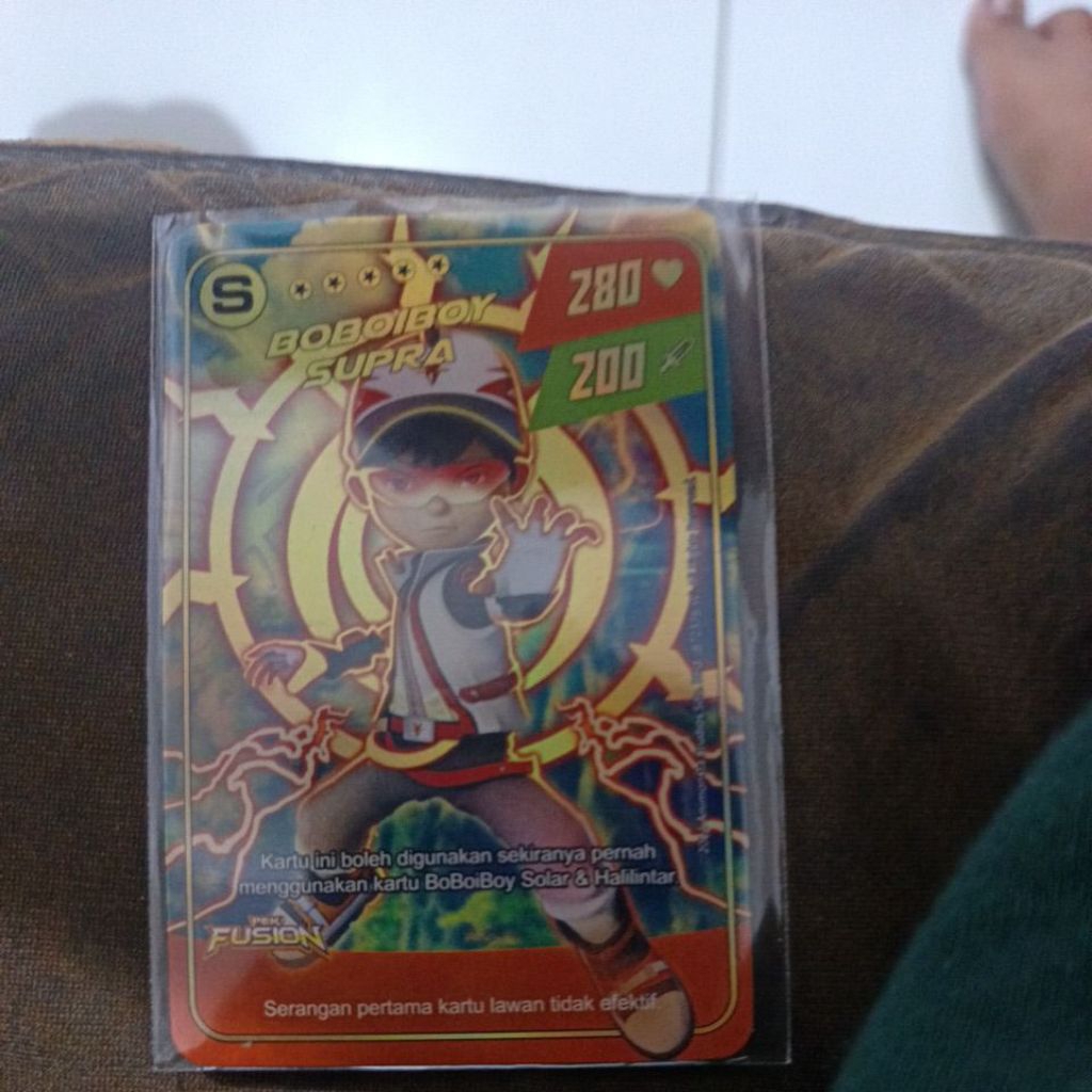 Kartu Monsta Galaxy Card Pek Fusion Boboiboy supra
