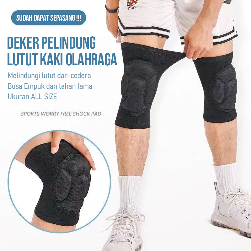 SET SEPASANG Pelindung Lutut untuk Perlengkapan fitness Knee protector/deker lutut/Deker Support Lut
