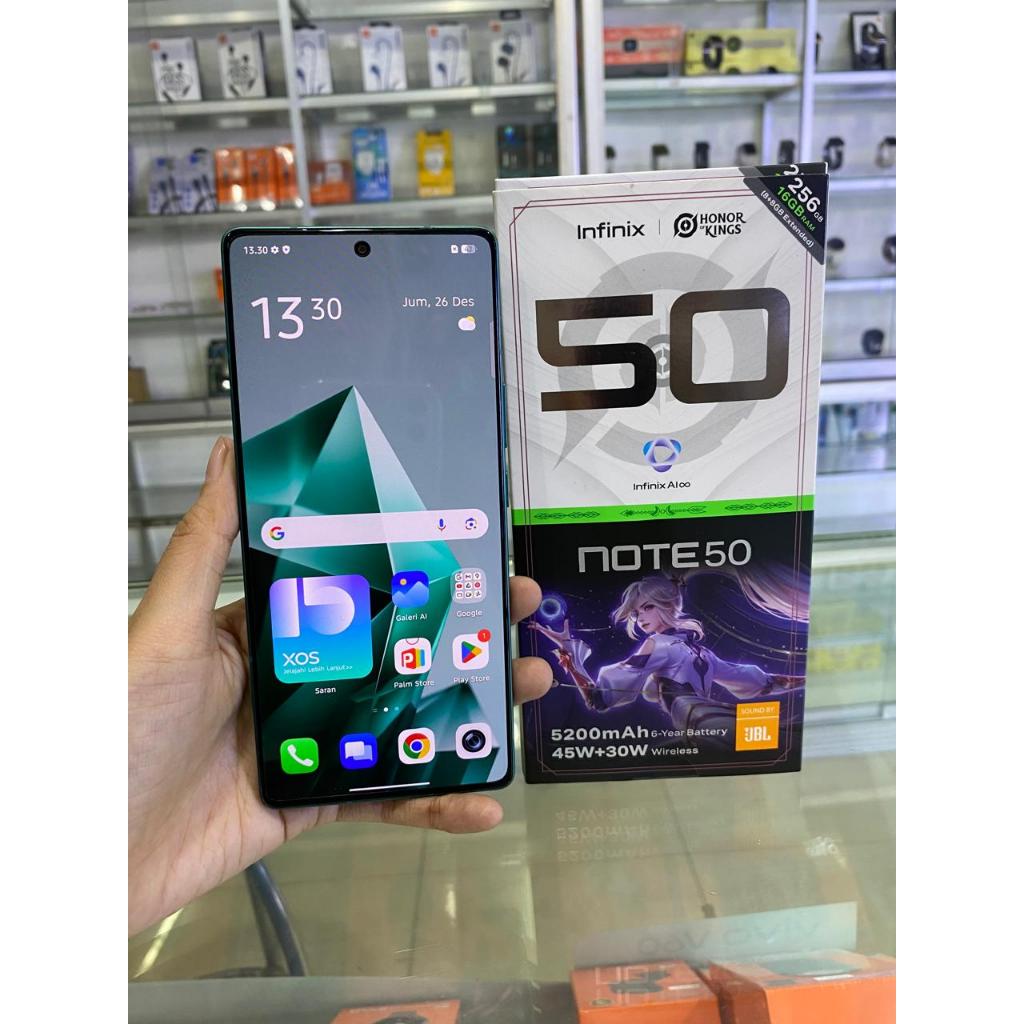 INFINIX NOTE 50 8/256GB SECOND SEKEN BEKAS RAM 8 INTERNAL 256