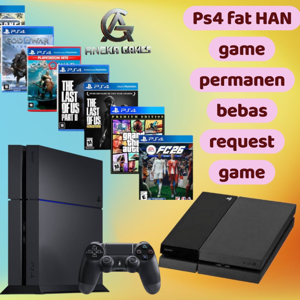 PS4 Fat HAN 9.00 + 2setik full game