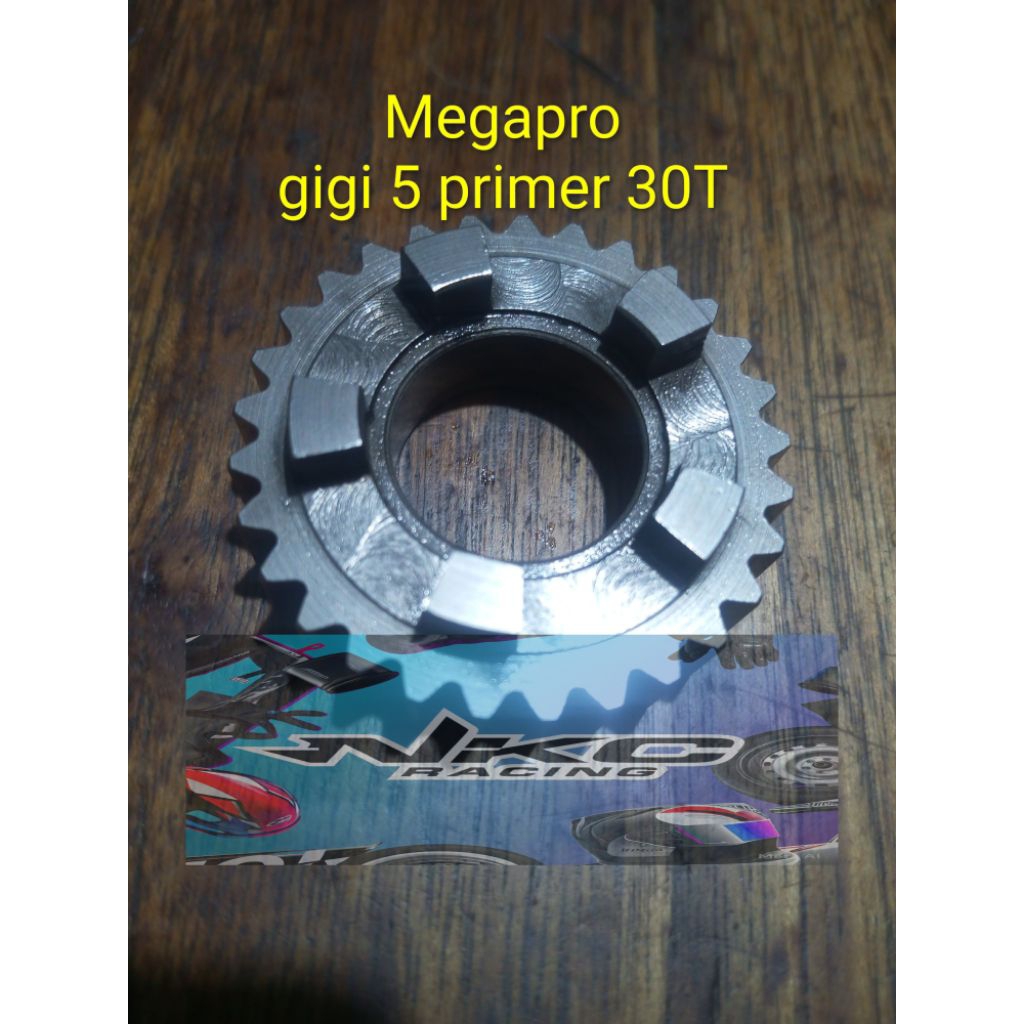rasio racing Megapro gigi 5 primer 30T