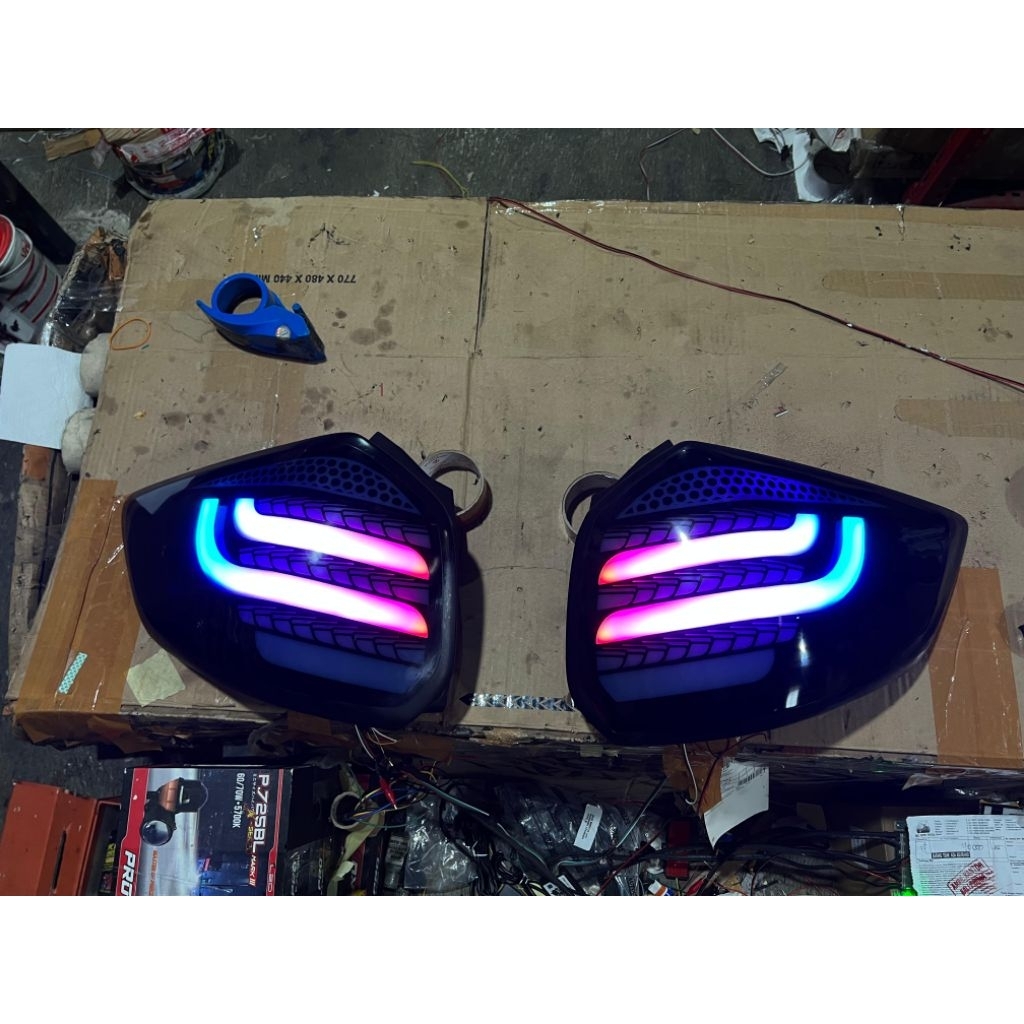Stoplamp Custom ERTIGA Lama 2 BAR Smoke RGB Matrix Padlepop