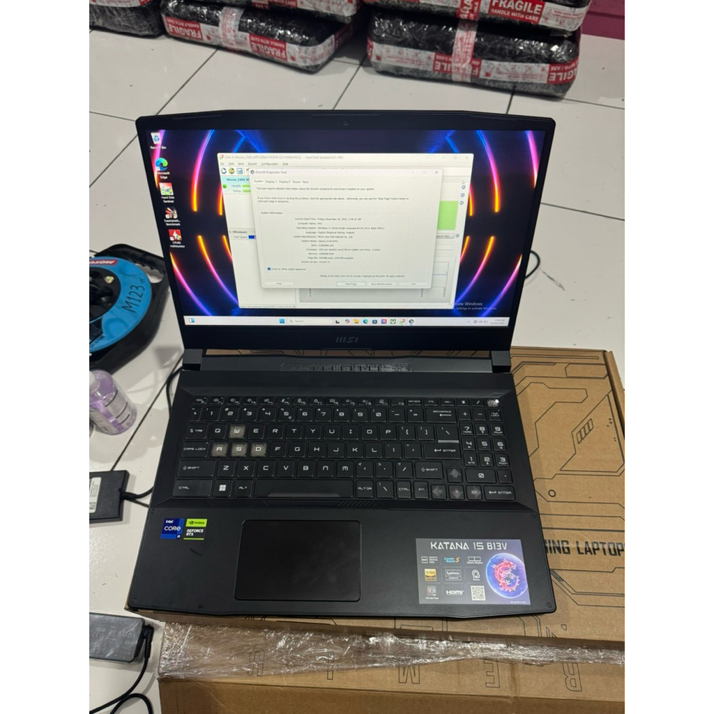 LAPTOP MSI KATANA15 B13VFK i9-13900H 16GB 1TB RTX 4060 16gb