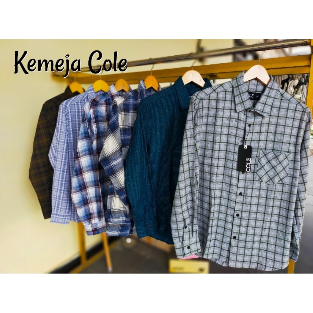 Kemeja Cole Lengan Panjang