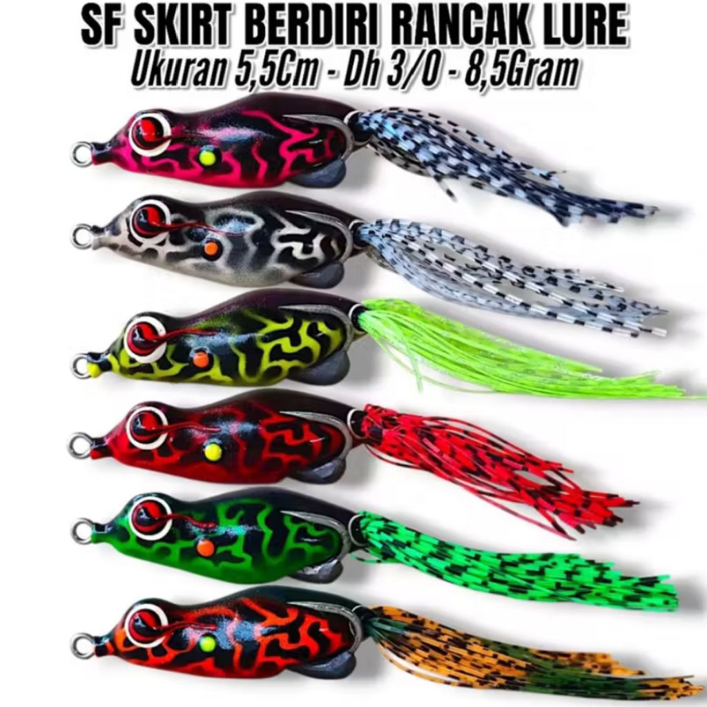SOFROG SKRIT BERDIRI RANCAK LURE UKURAN 5,5CM 8,5GRAM HOOK 3/0