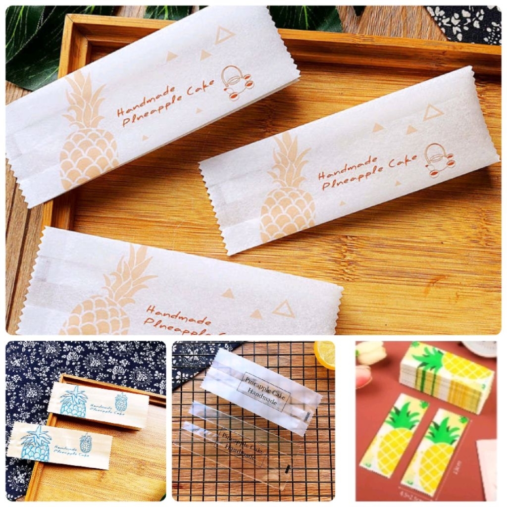 100pcs Plastik Nastar Nanas Pineapple Cake Kemasan Nastar