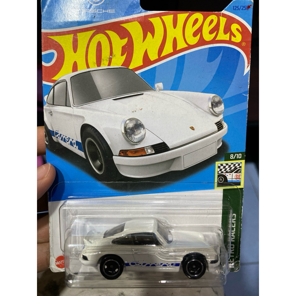 Hot Wheels Porsche Carrera 911 Rs putih