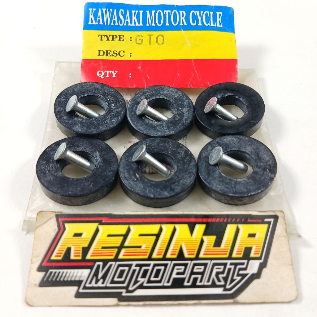 Karet Damper Dumper Bantalan Rumah Kopling Kawasaki Binter GTO KH100 KH110 KH 100 KH 110