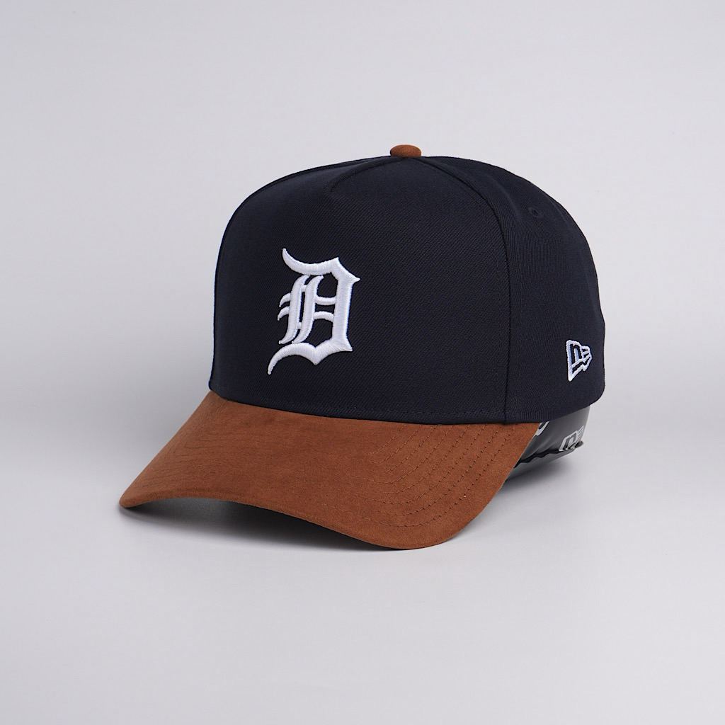 topi new era original detroit tigers suede visor
