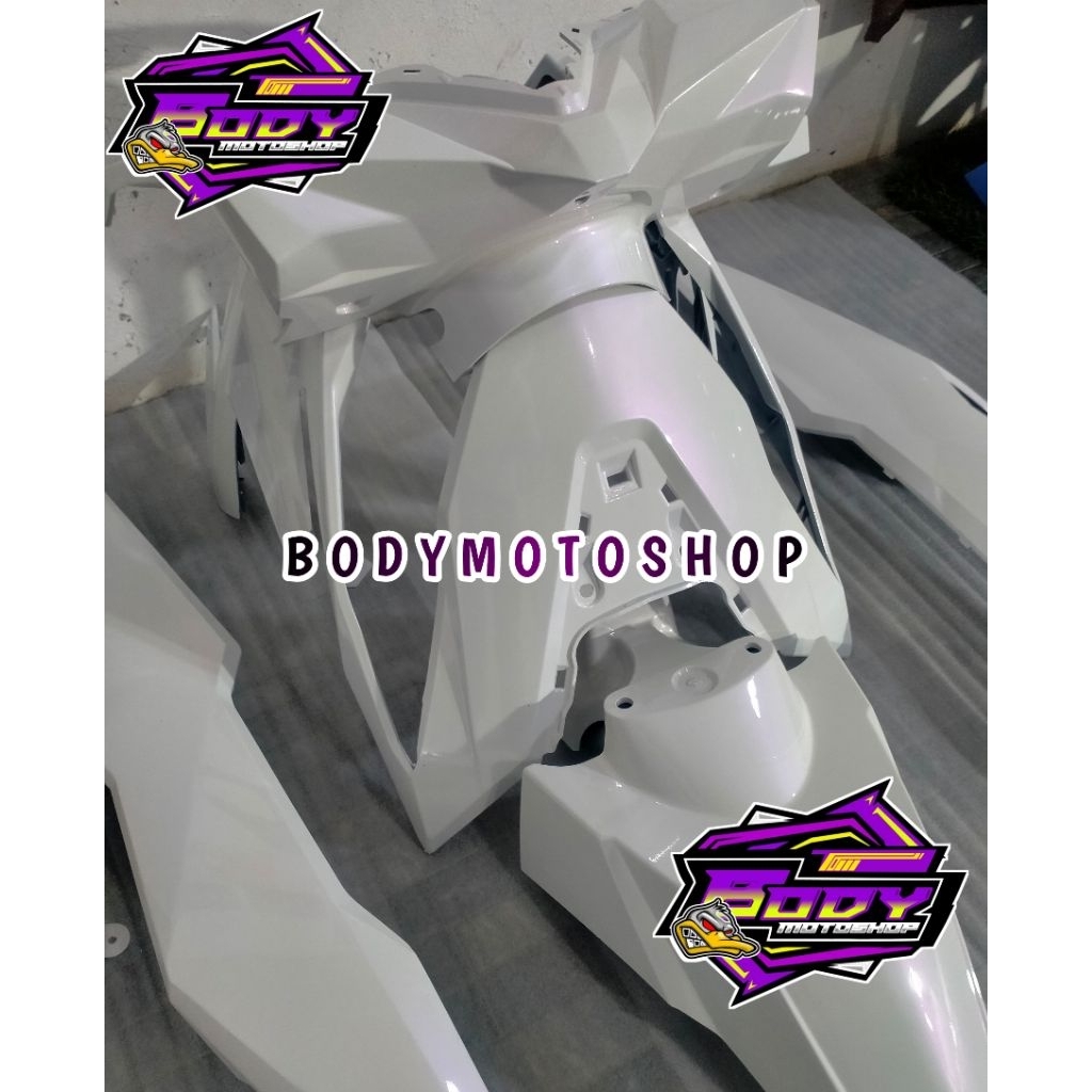 cover body ful set bodi halus beat esp,eco,street 2017 2018 2019 warna putih lembayung ungu terlaris