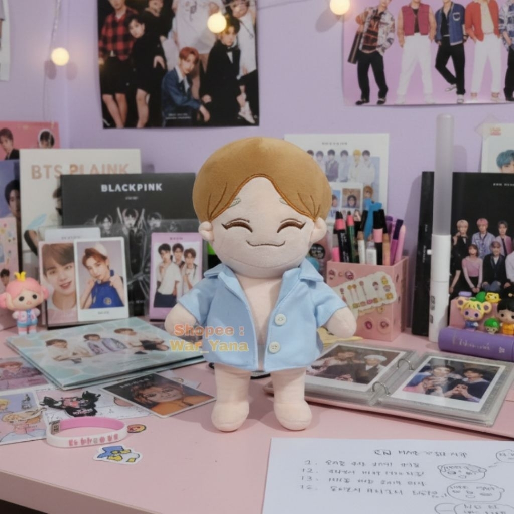 Boneka Cotton Doll lmprot Korea Original i.dolls Korean Plush Soft Toys Oppa Korea K-Pop BTS BT21