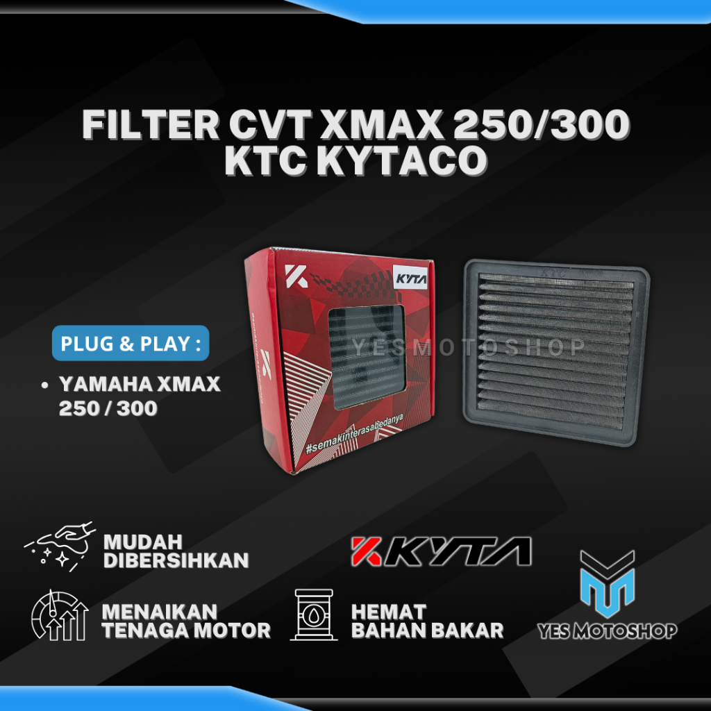 Filter CVT KTC Kytaco XMAX Filter Hawa CVT XMAX 250 XMAX 300
