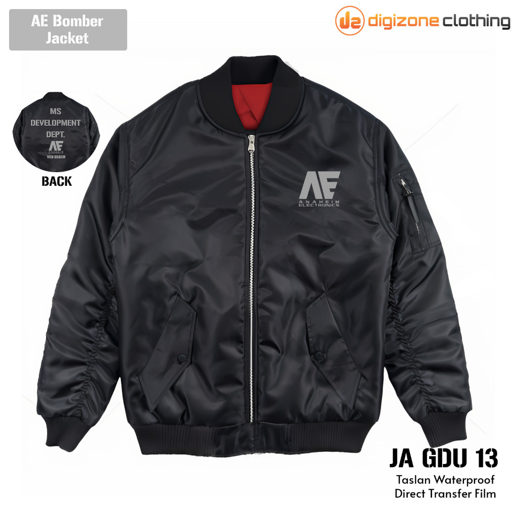 Jaket Bomber Anime Mobile Suit Gundam Anaheim Electronic JA GDU 13