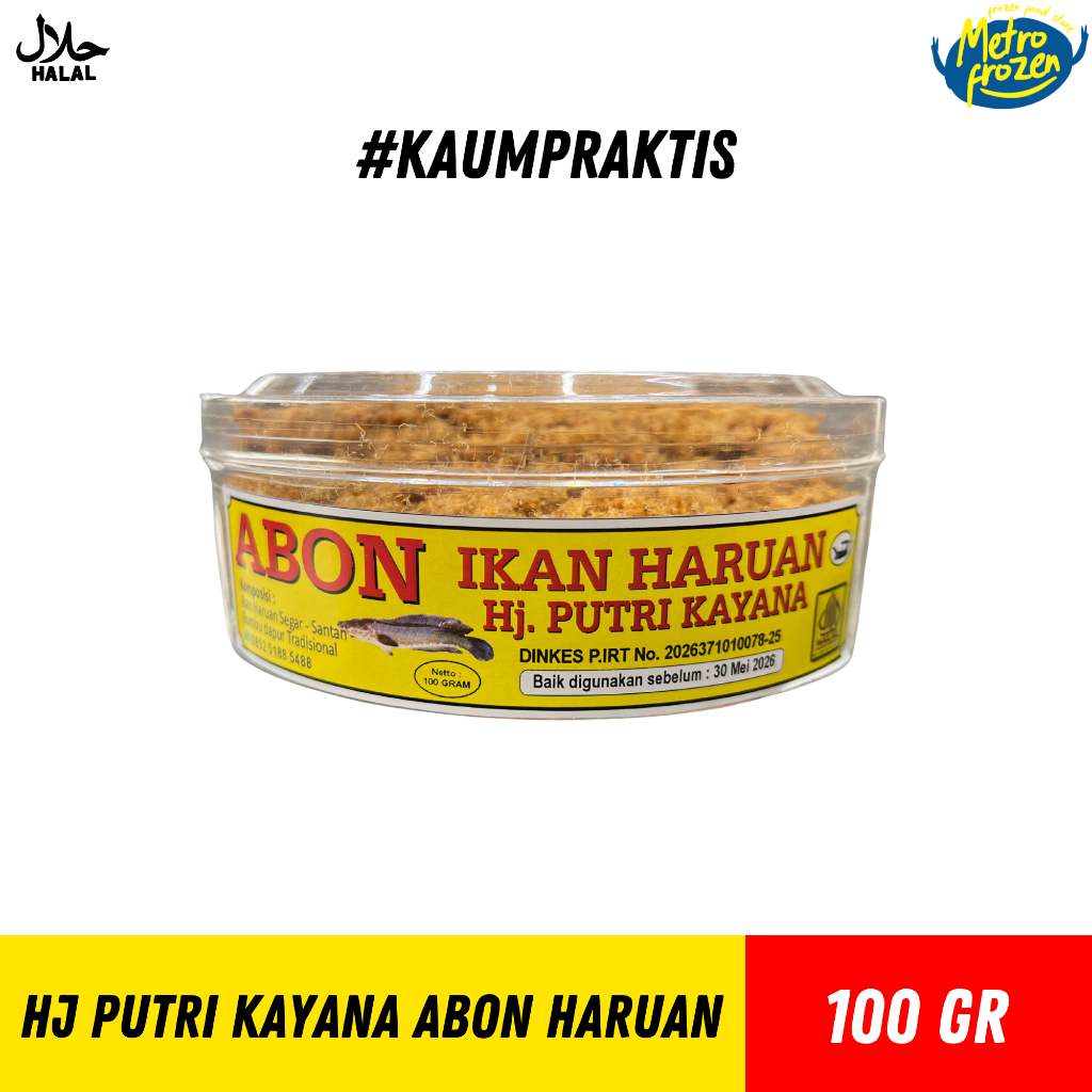 Abon Haruan Hj.Putri Kayana 120gr //abon ikan haruan //rabuk haruan