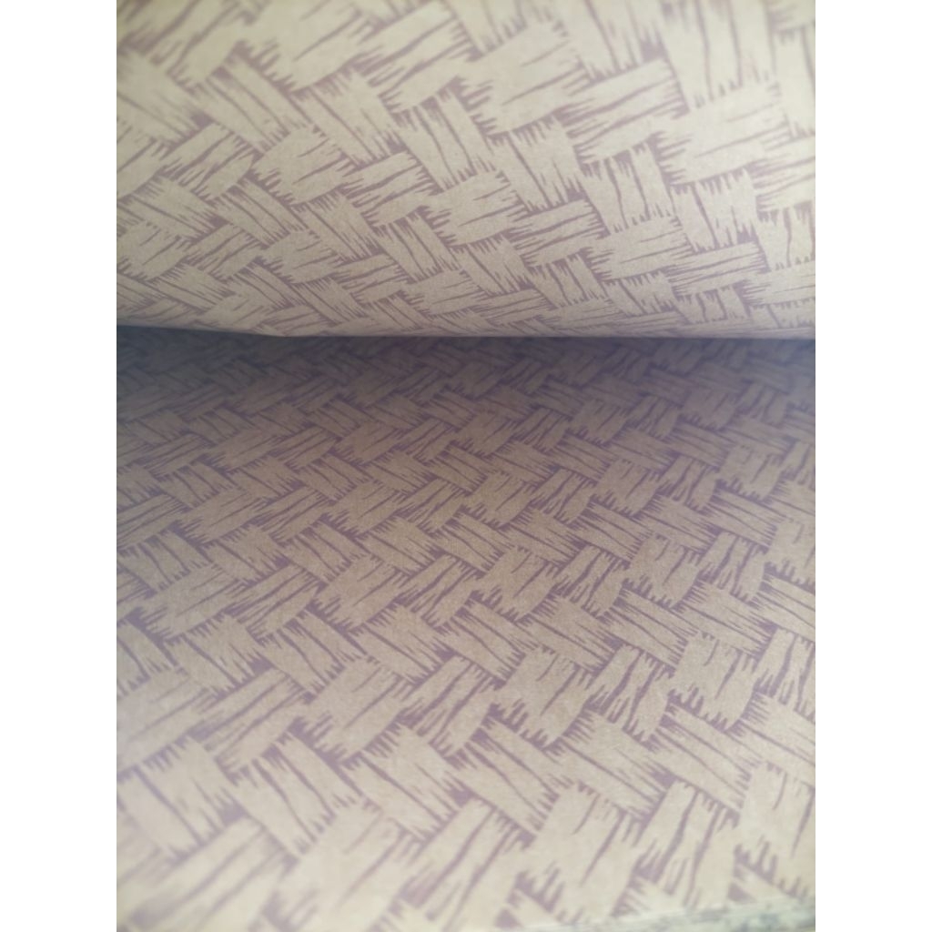 [1 LBR] KARTON PLANO BC BUFFALO 79 X 109 MOTIF TIKAR COKLAT TUA / BC PLANO MOTIF