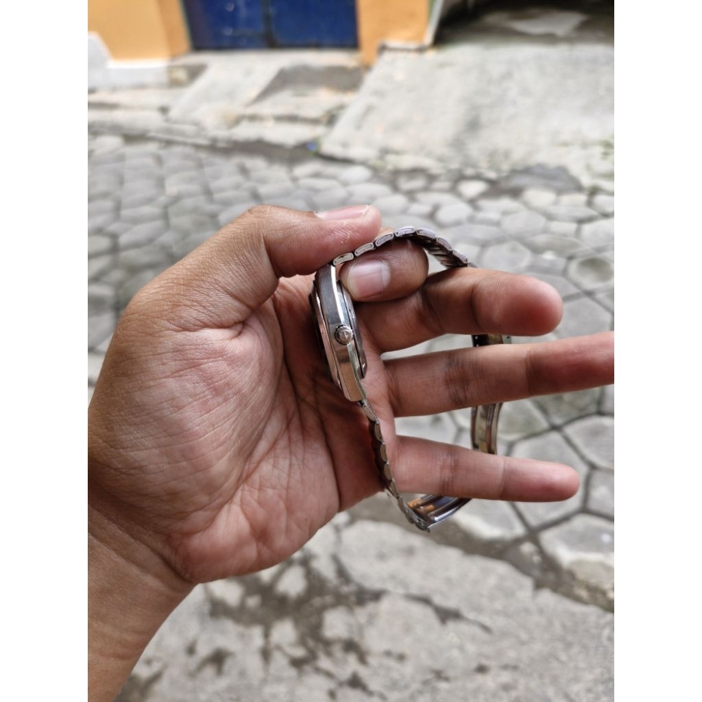 Jam Tangan Pria Kuno Antik Lawas Titus Kondisi butuh service original murah stainless steel seiko Ra